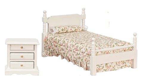 Bedroom Set, 2 pc, White